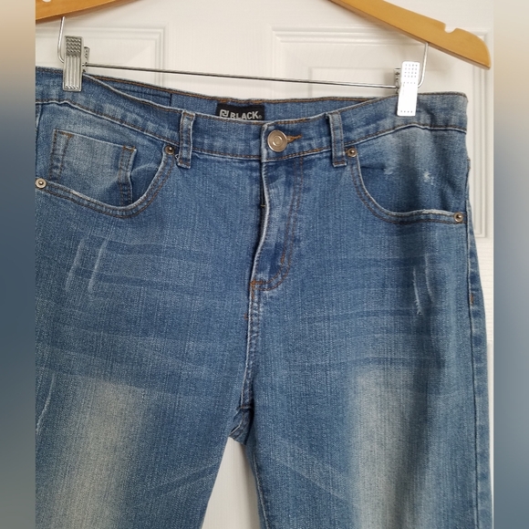 CJ Black Premium Jean's Distressed Skinny Flex Size 32/34 - Picture 2 of 15